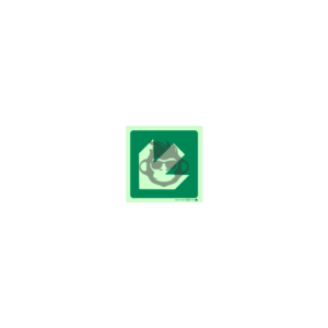 E31 - Arrow Down Left Degree SABS sign