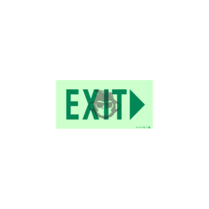 E04G - Green Exit Right SABS sign