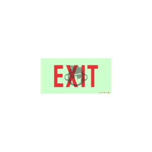 E06R - Red Exit SABS sign
