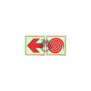 F17 - Hose Reel and Arrow Left SABS sign