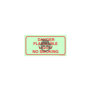 F46 - Danger Flammable Liquids No Smoking SABS sign